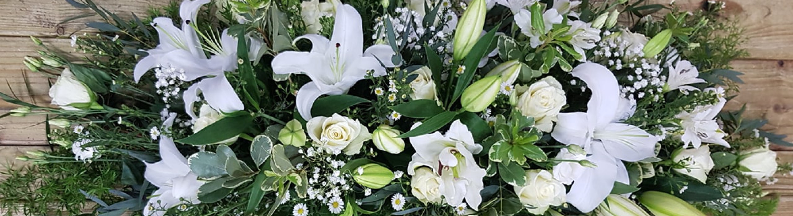 Funeral flowers from Gallery Flowers in Whitchurch